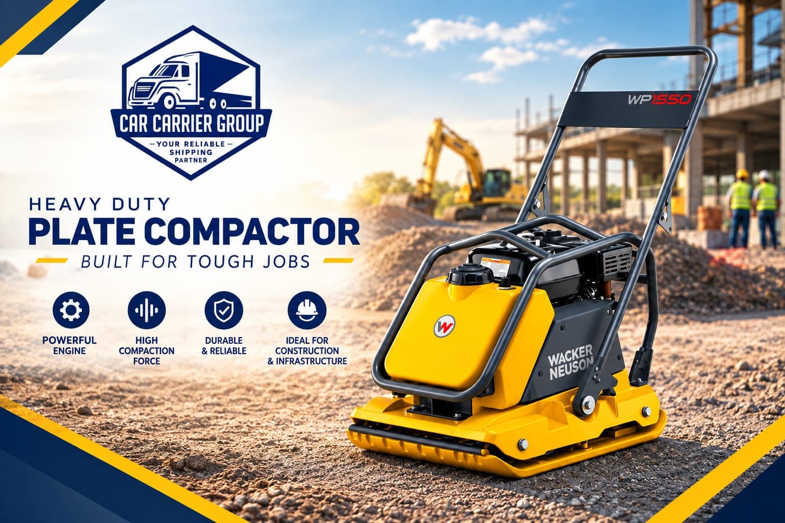 Pallet Shipping Problem Solved: Moving a Wacker Neuson Vibratory Compactor