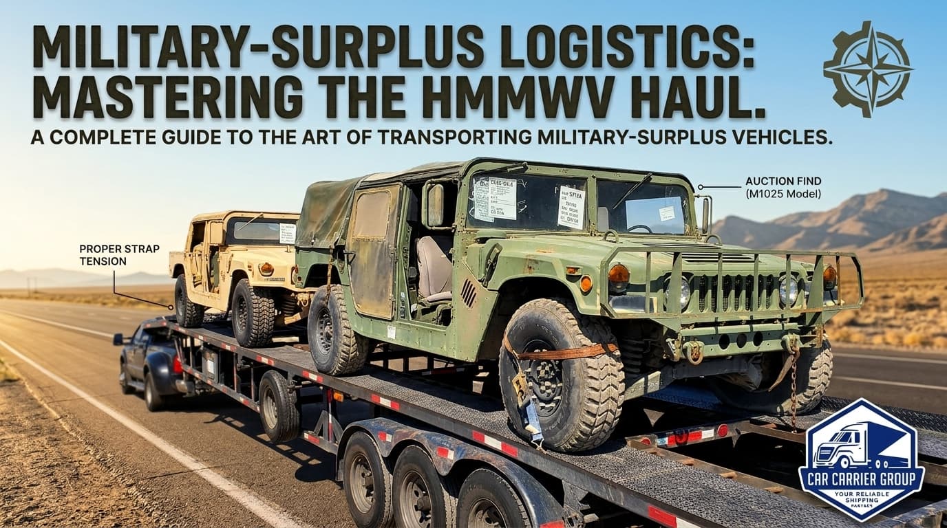 From Military HMMWV Transport to Kubota Tractor Shipping: A Customer’s Second Experience with Car Carrier Group